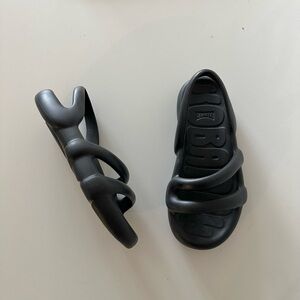 Camper Kobarah Foam Flat Sandals Black 36 US 6 Avant Garde